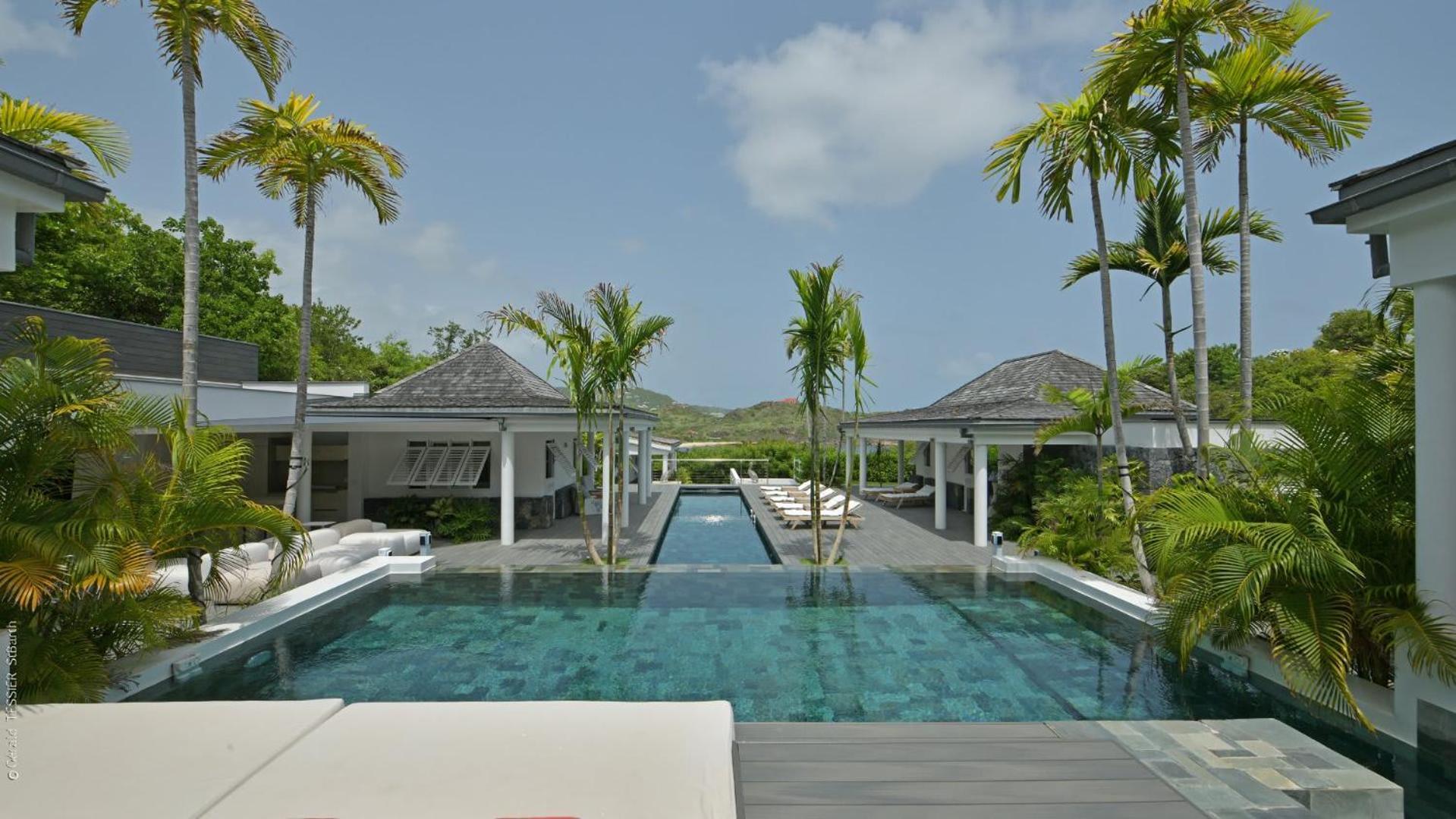 Modern Villa With Two Swimming Pools Petit Cul-de-Sac 外观 照片