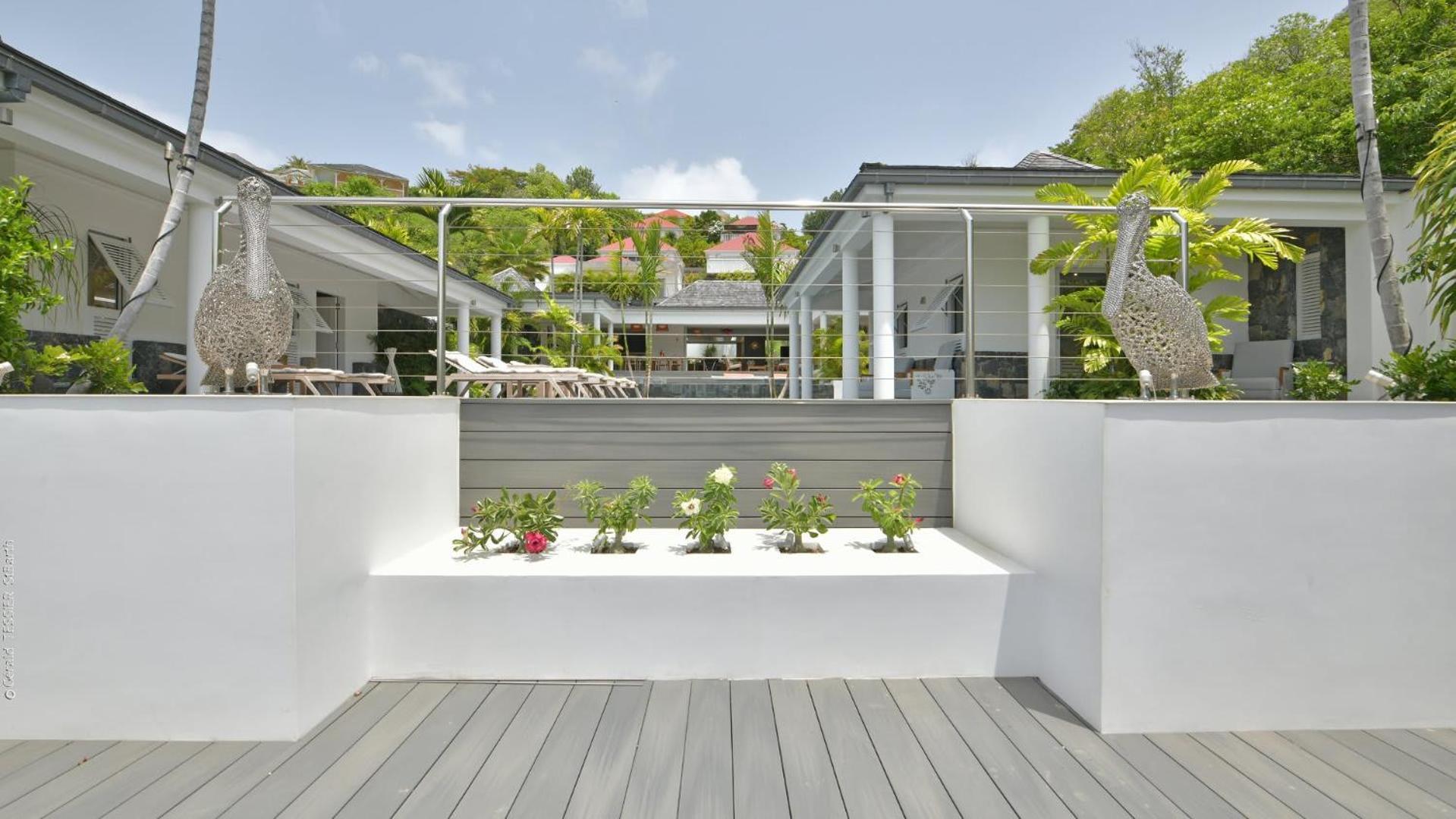 Modern Villa With Two Swimming Pools Petit Cul-de-Sac 外观 照片