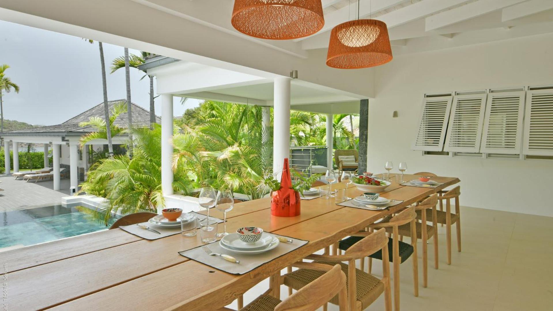 Modern Villa With Two Swimming Pools Petit Cul-de-Sac 外观 照片