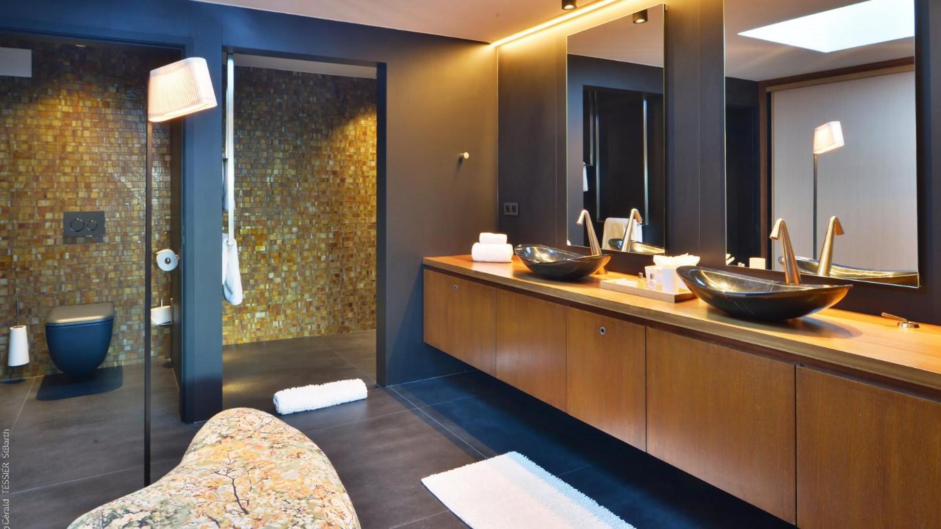 Modern Villa With Two Swimming Pools Petit Cul-de-Sac 外观 照片
