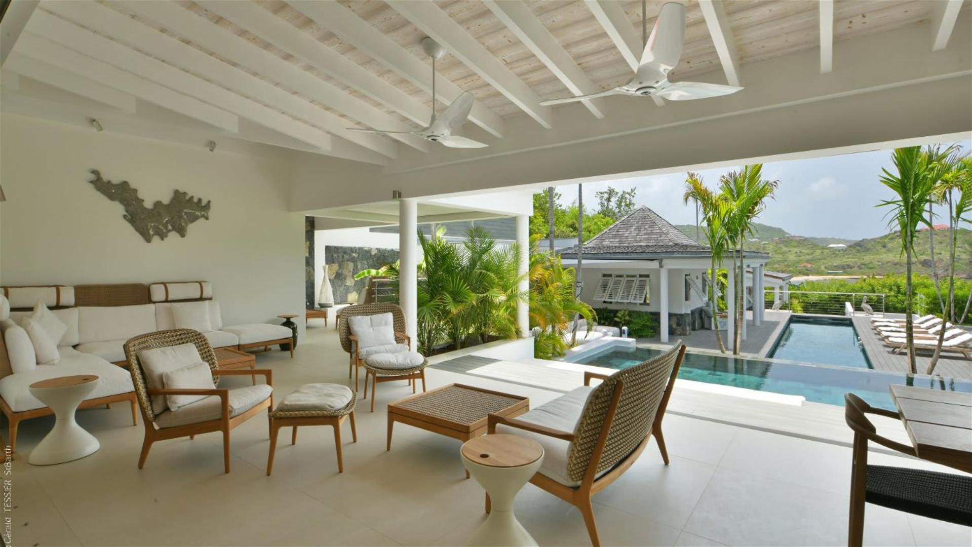 Modern Villa With Two Swimming Pools Petit Cul-de-Sac 外观 照片