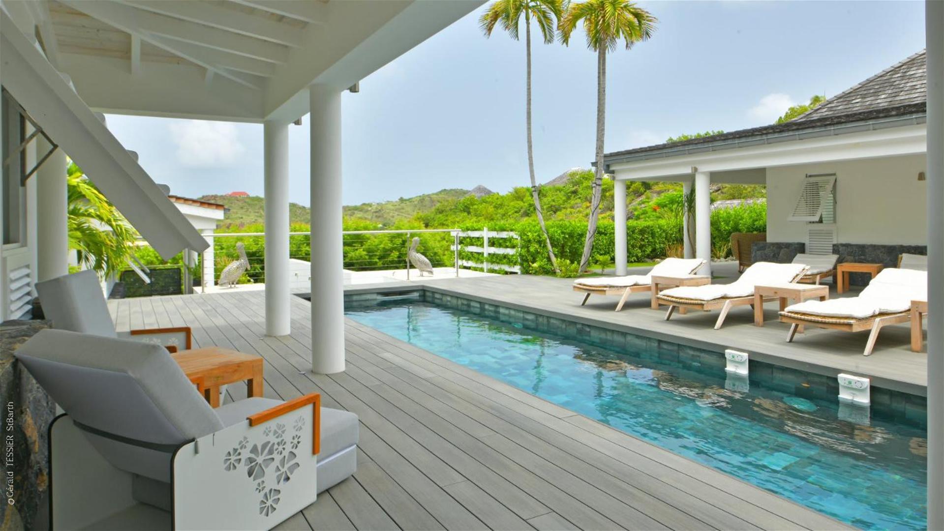 Modern Villa With Two Swimming Pools Petit Cul-de-Sac 外观 照片