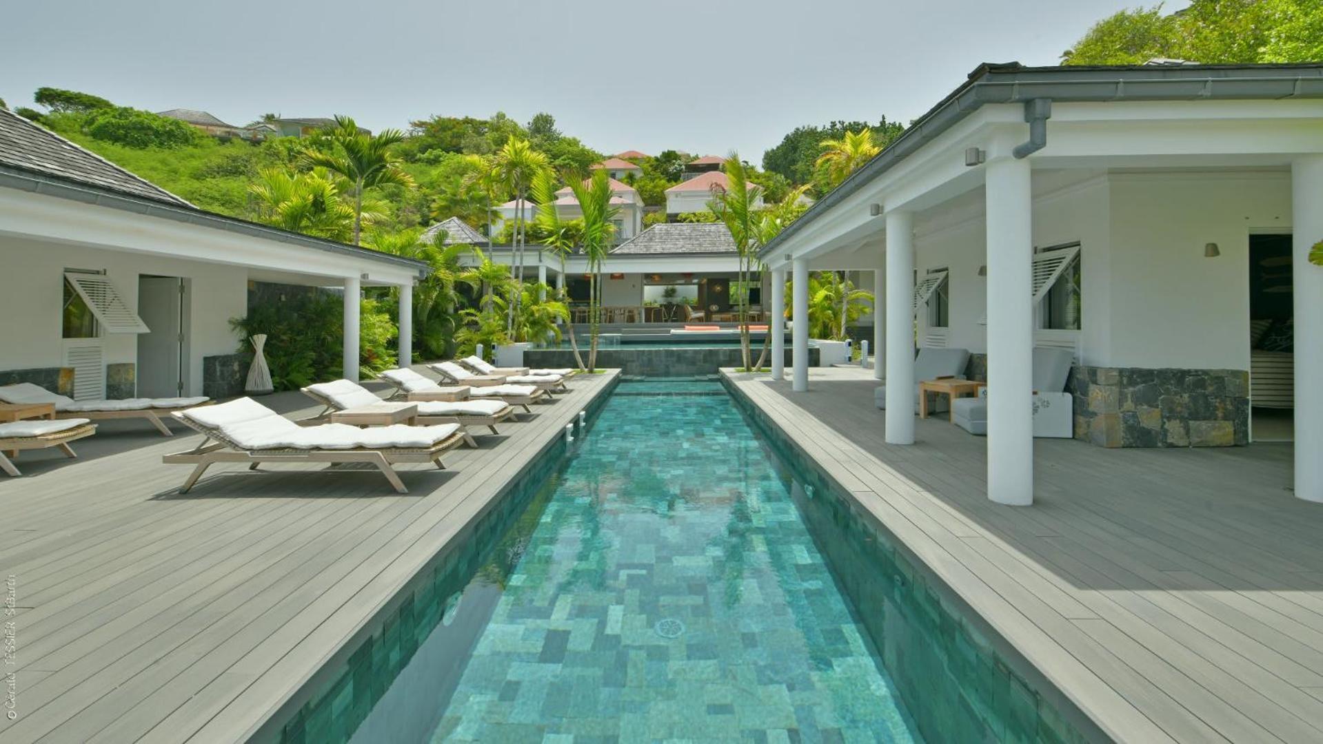 Modern Villa With Two Swimming Pools Petit Cul-de-Sac 外观 照片