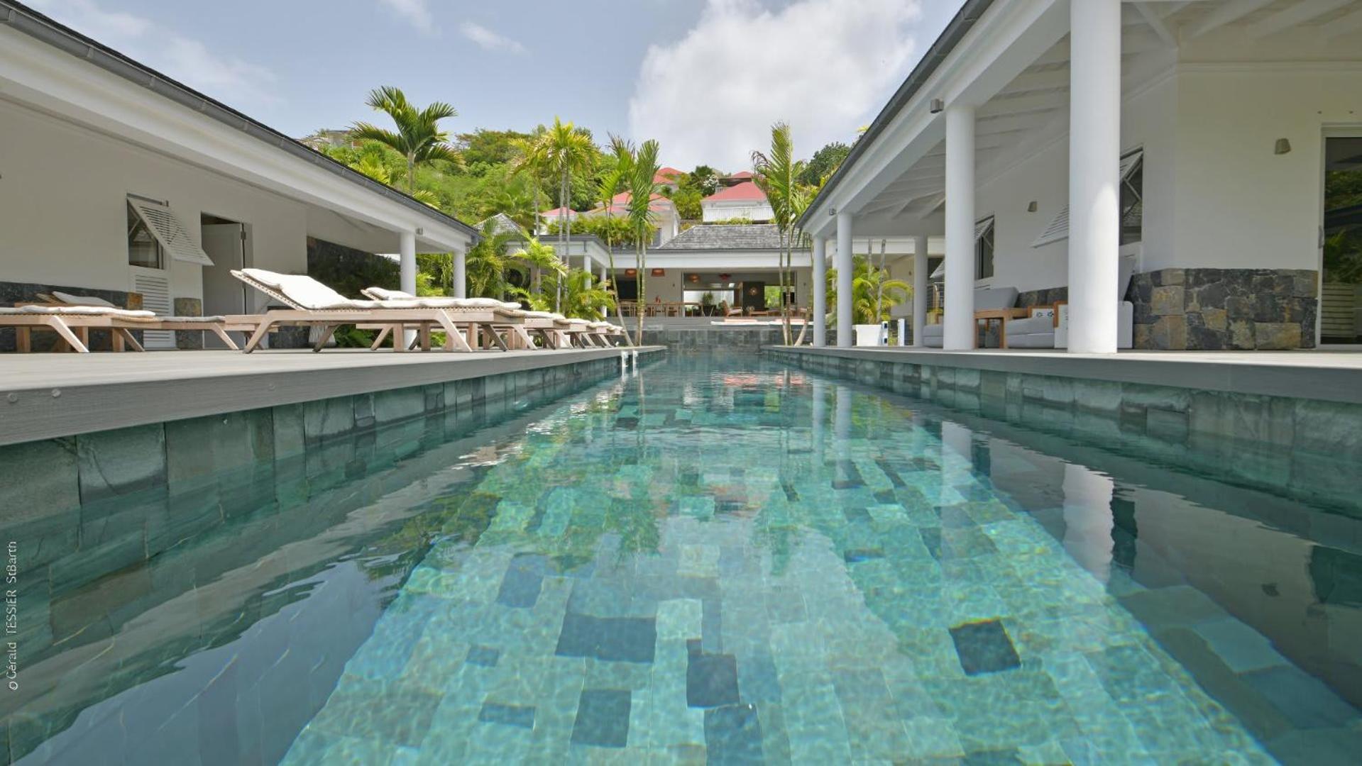 Modern Villa With Two Swimming Pools Petit Cul-de-Sac 外观 照片