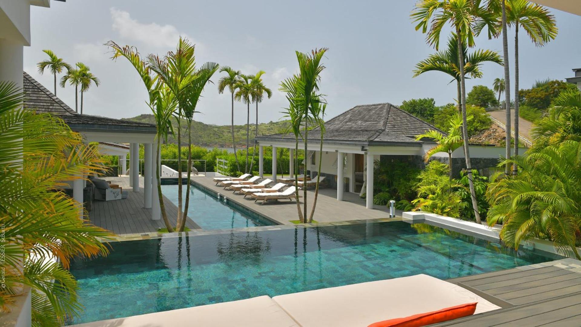Modern Villa With Two Swimming Pools Petit Cul-de-Sac 外观 照片