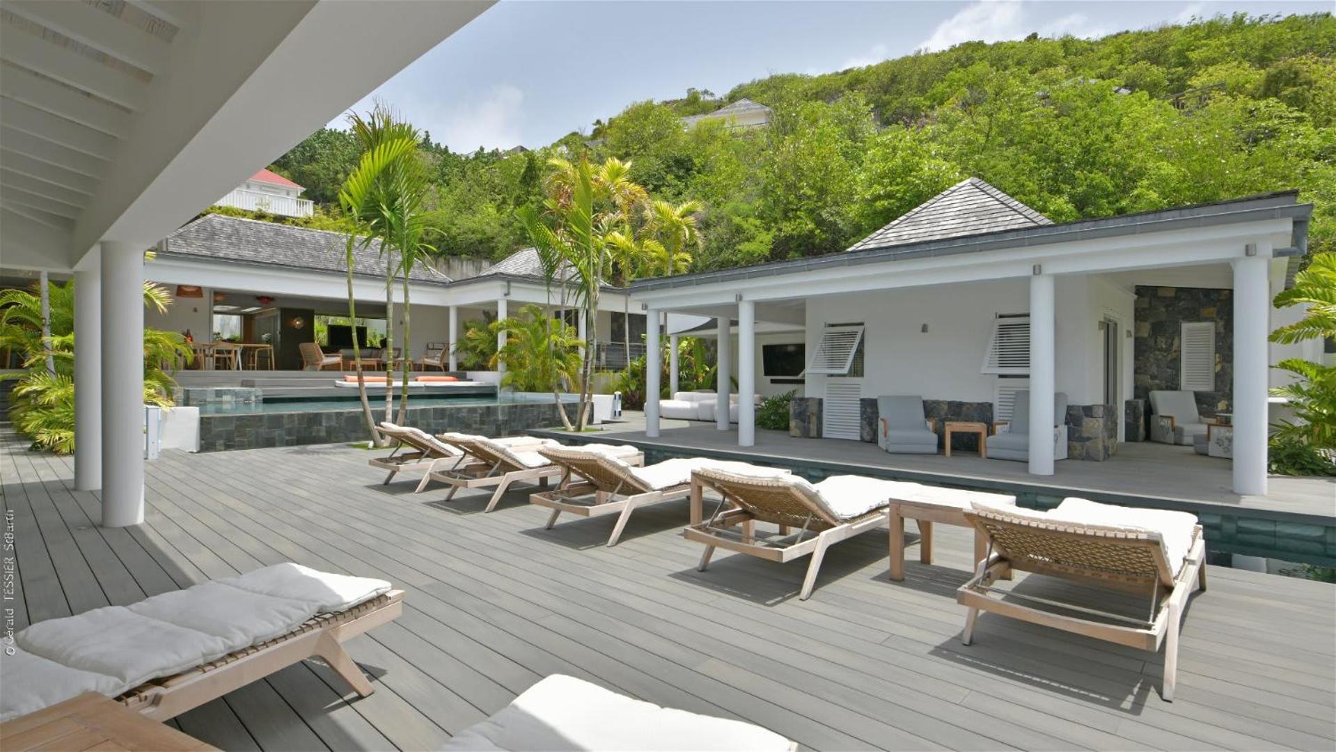 Modern Villa With Two Swimming Pools Petit Cul-de-Sac 外观 照片