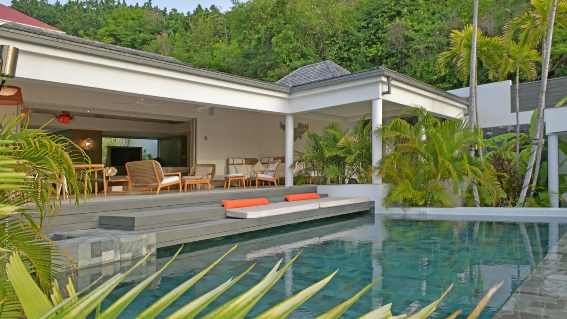Modern Villa With Two Swimming Pools Petit Cul-de-Sac 外观 照片