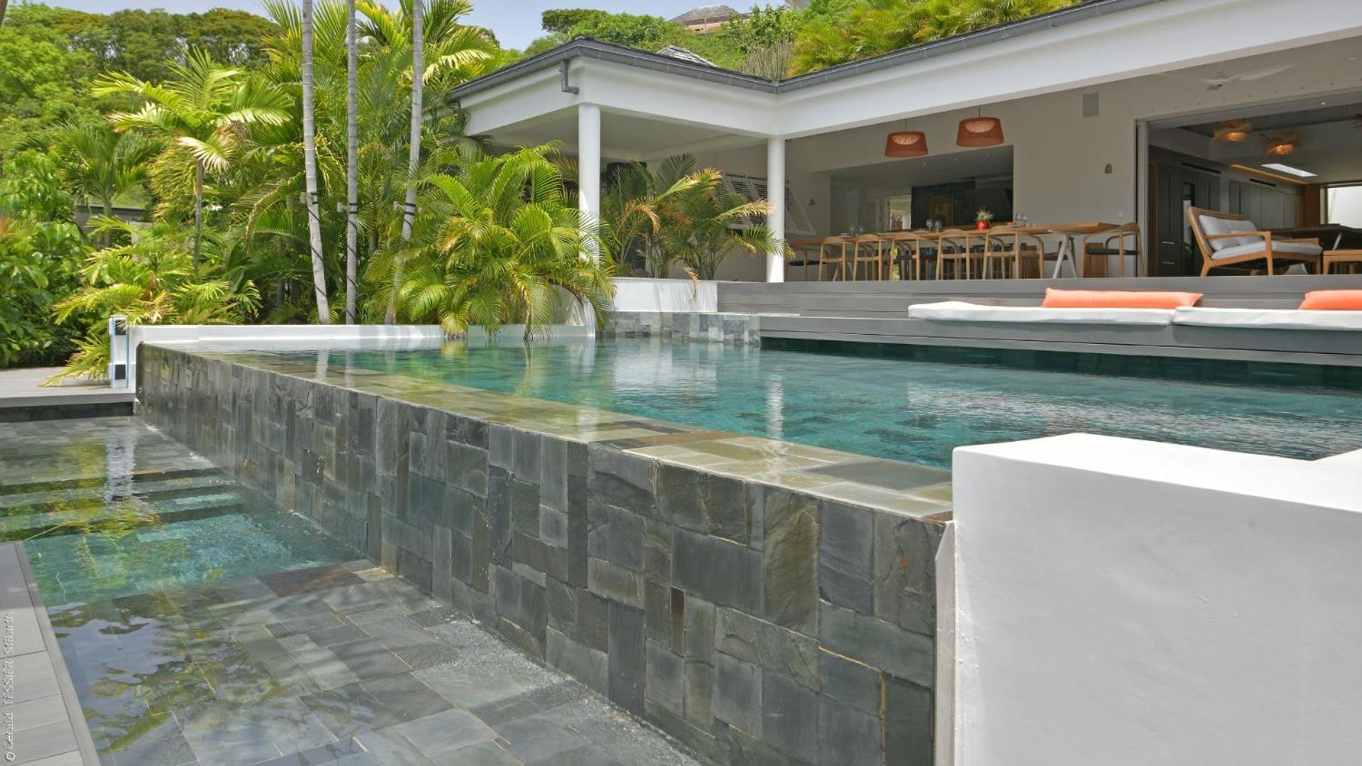 Modern Villa With Two Swimming Pools Petit Cul-de-Sac 外观 照片