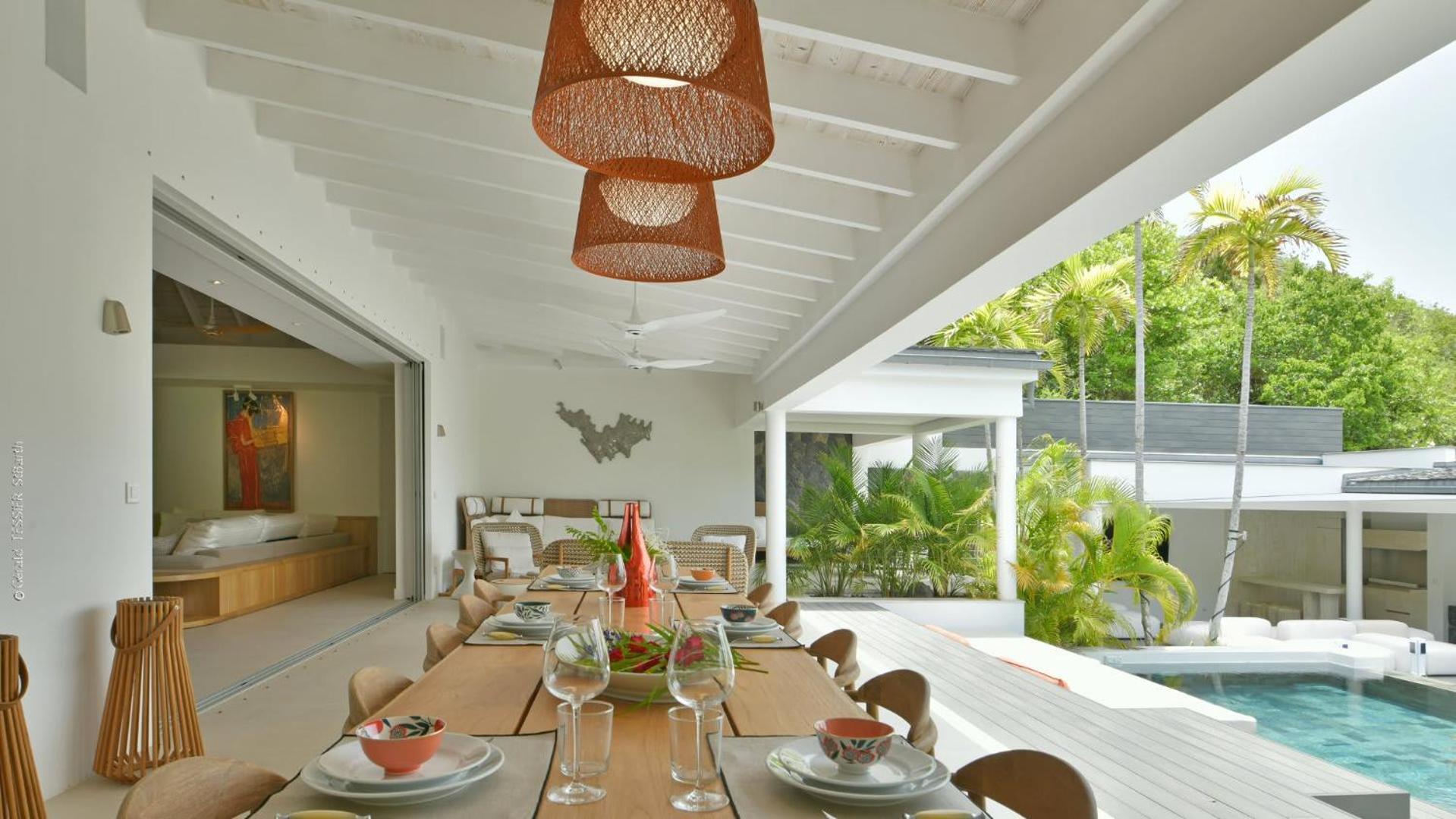 Modern Villa With Two Swimming Pools Petit Cul-de-Sac 外观 照片
