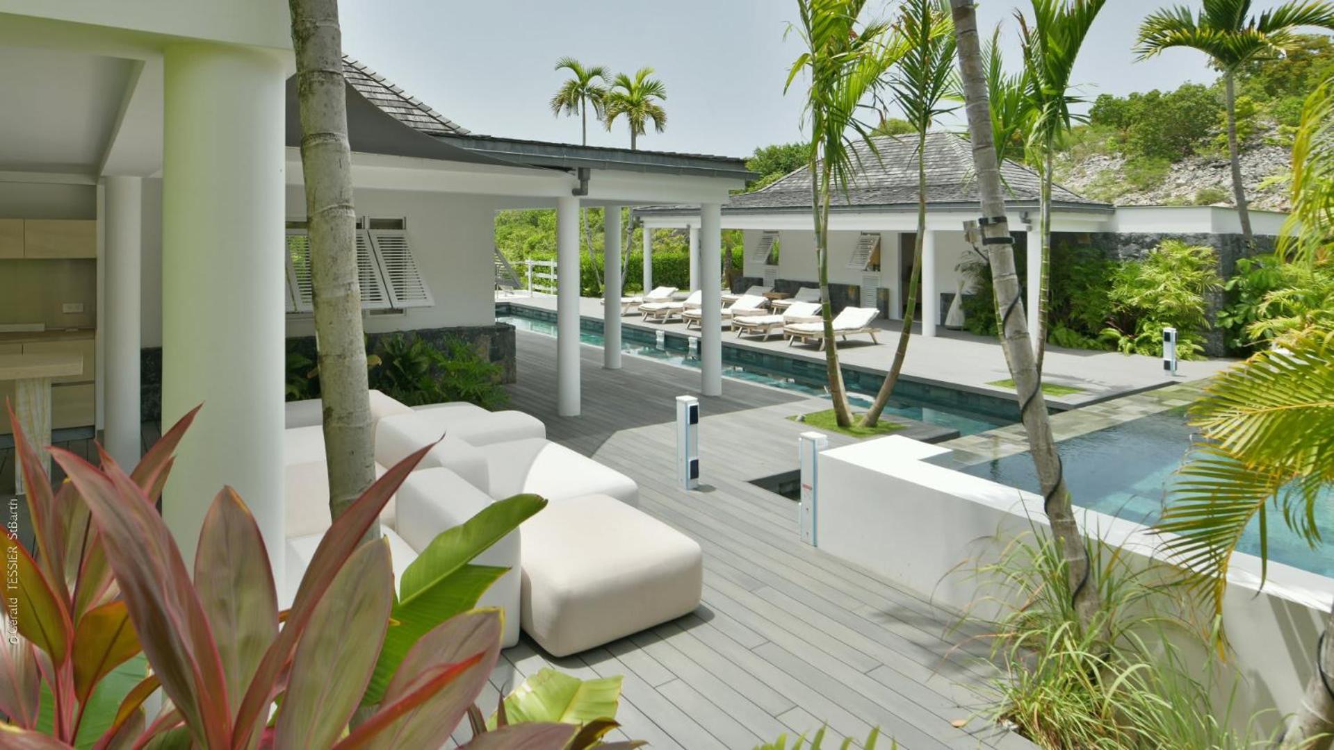 Modern Villa With Two Swimming Pools Petit Cul-de-Sac 外观 照片