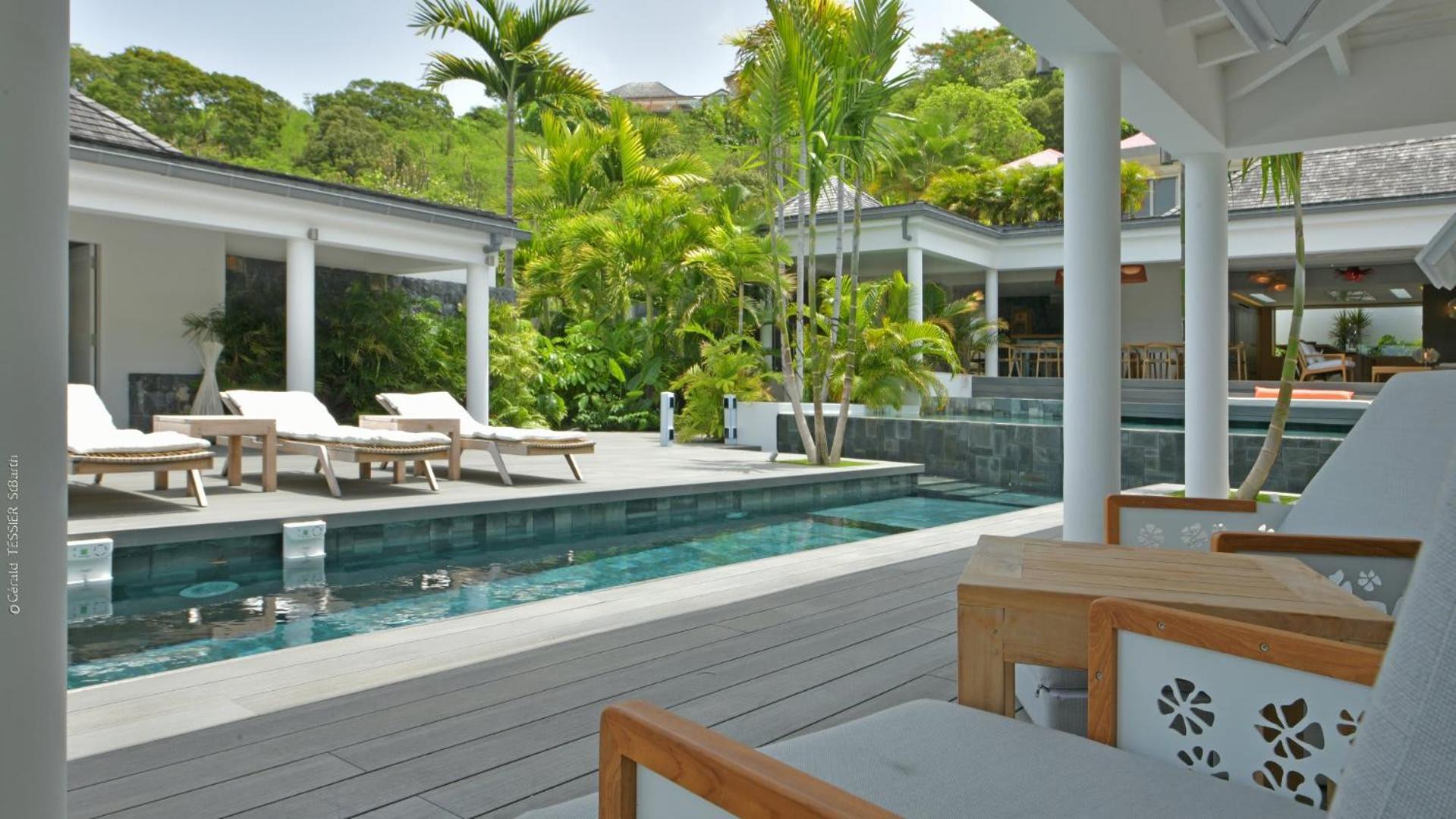 Modern Villa With Two Swimming Pools Petit Cul-de-Sac 外观 照片