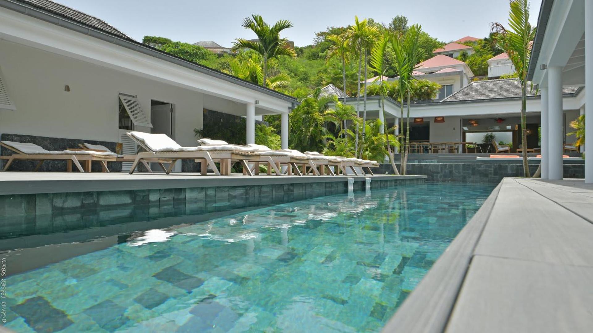 Modern Villa With Two Swimming Pools Petit Cul-de-Sac 外观 照片